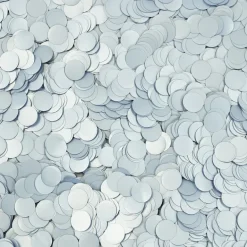 Rund Satin Lyseblå Konfetti 1 cm, 14gr