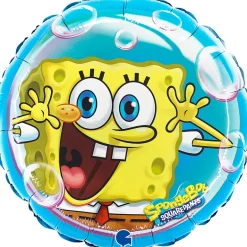 Rund Svampebob Ballon, 46 cm