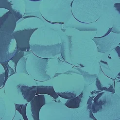 Rund Tropical Teal Konfetti 1 cm, 14gr
