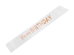 Satin Sash "It's my birthday"