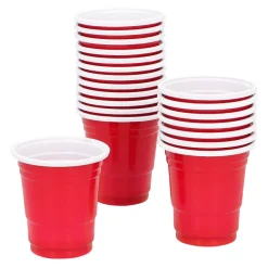 Shotglas 20 stk - Røde kopper