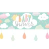 Smilende Sky Babyshower Banner, 50x152 cm