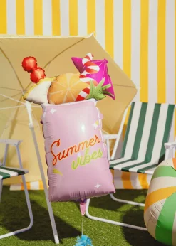 Sommer Cocktail Folie ballon - 47 x 79 cm