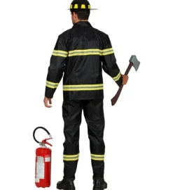 Sort Brandmands Uniform, Voksen