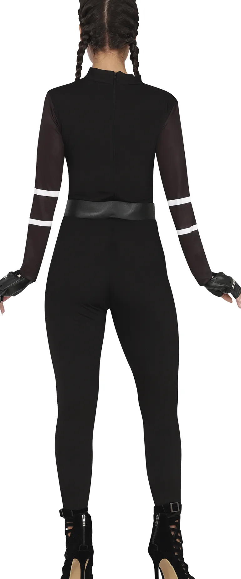Sort Catwoman Suit - Halloween Kostume