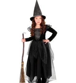 Sort Heks Børnekostume