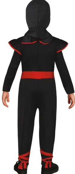 Sort Ninja Kriger - Kostume Til Drenge (3 - 12 år)
