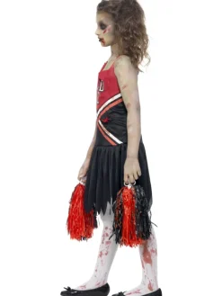 Sort/Rød Zombie Cheerleader,