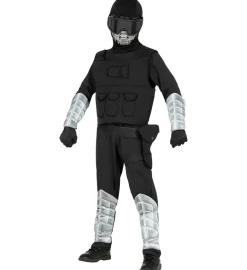 Sort Special Forces Børnekostume