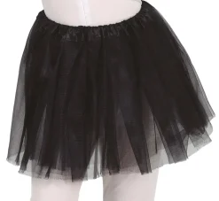 Sort Tylskørt Til Børn (Tutu) - Kort Model (30cm)