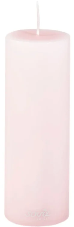 Sovie Højkvalitets Bloklys 5x15cm, Lyserød