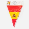 Spansk Vimpel Flagguirlande 10 meter, 20 x 30 cm
