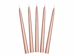 Stagelys Metallisk Rosegold, 10 stk.