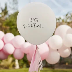 Stor "Big Sister" Ballon m/Tassels, 45 cm