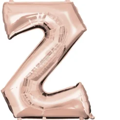 Stor Rosegold Folie Ballon - Bogstav ''Z''