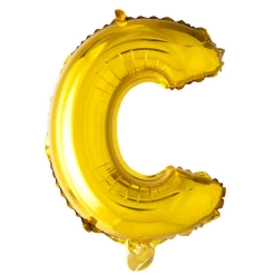 Stort Guld Folie Bogstav - ''C''