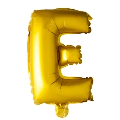 Stort Guld Folie Bogstav - ''E''