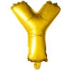 Stort Guld Folie Bogstav - ''Y''