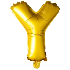 Stort Guld Folie Bogstav - ''Y''