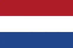 Stort Hollandsk Stof Flag, 90 x 150 cm