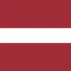 Stort Letlands Stof Flag, 90 x 150 cm