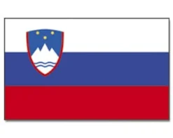Stort Slovensk Stofflag, 90 x 150 cm