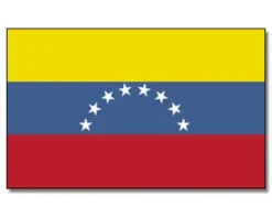 Stort Venezuelansk Stofflag, 90 x 150 cm