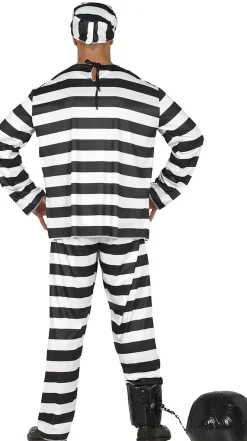 Stribet Fangekostume til Voksne