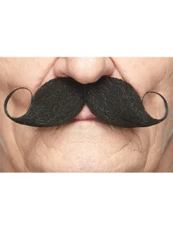 Stærk Mand Moustache, Sort