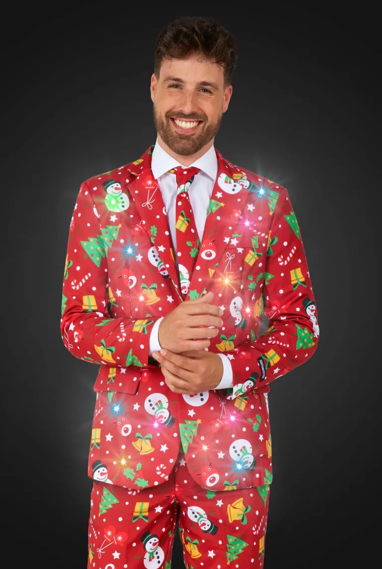 Suitmeister™ Christmas Red Icons - Light Up