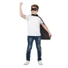 Superhelt Kappe og Maske - Sort