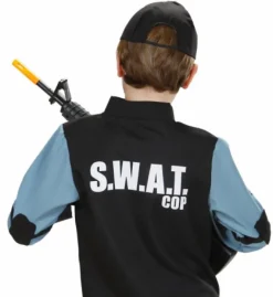 S.W.A.T Team Uniform m/Blå Ærmer