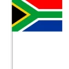 Sydafrikansk Papirflag på Pind, 27 x 20 cm