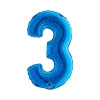 Tal Ballon Mini Blå 35 cm, 3