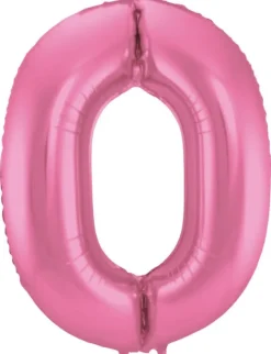 Tal Shape Folieballon "Mat Pink" 86 cm - 0 Tal