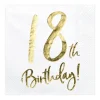 18th Birthday Servietter