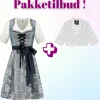 Tilbudspakke! Luksus Autentisk Tyrolerkjole med blondebluse