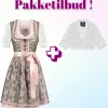 Tilbudspakke! Luksus Autentisk Tyrolerkjole med blondebluse