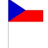 Tjekkisk Papirflag på Pind, 27 x 20 cm