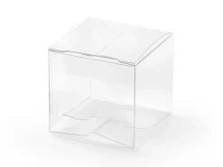 Transparente Æsker 5x5x5 cm, 10 stk.