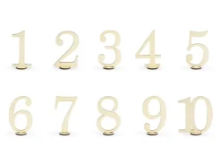 Træ Bordnumre, 1-10