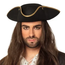 Tricorn Pirat Hat, Voksen