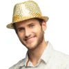 Trilby Hat Guld til Voksne