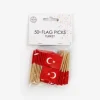 Tyrkiske Flag Picks, 50 stk.