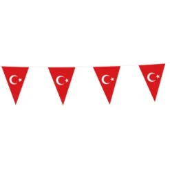 Tyrkisk Flagguirlande, 10 meter