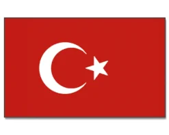 Tyrkisk flag 90 X 150cm.