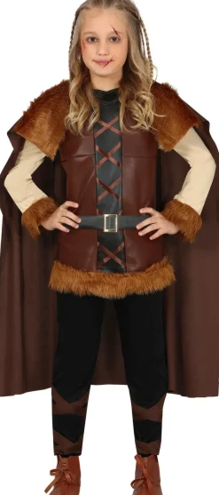 Vikingekostume til børn – krigerlook (5–12 år)