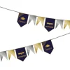Vimpelguirlande "Congratulations", 6 meter