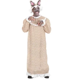 Voksen kostume: Bedstemor Ulv kostume