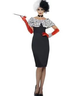 Voksen kostume: Cruella de Ville kostume
